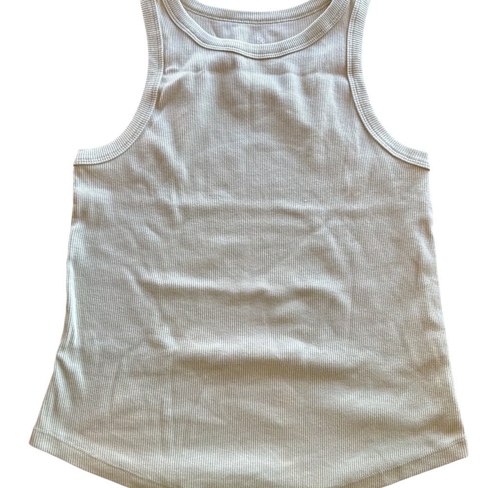 GAIAM Cream and Pink‎ Sleeveless Tank Top - Picture 5 of 6